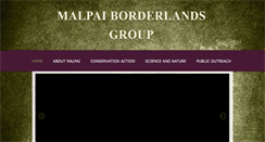Desktop Screenshot of malpaiborderlandsgroup.org